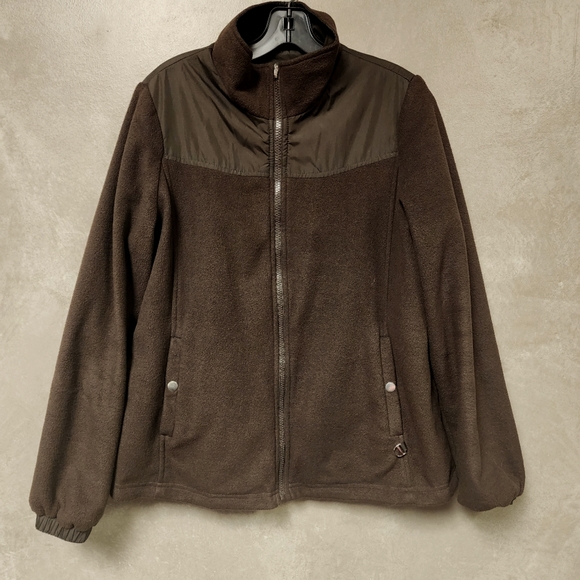 Cg.l.cg Chocolate Brown Puffer Vest With Reversible Under Jacket Size La… - Picture 7 of 13